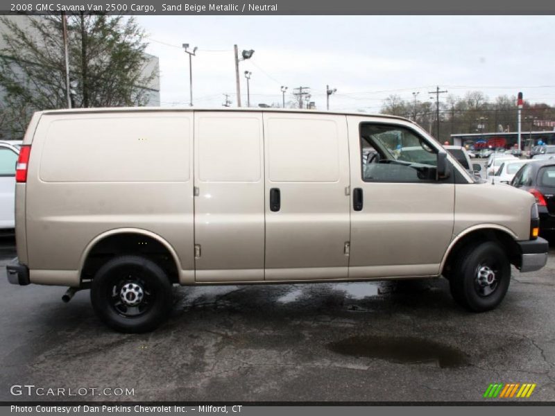 Sand Beige Metallic / Neutral 2008 GMC Savana Van 2500 Cargo