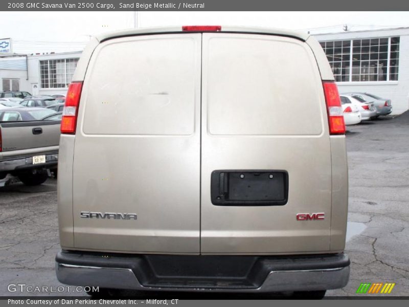 Sand Beige Metallic / Neutral 2008 GMC Savana Van 2500 Cargo