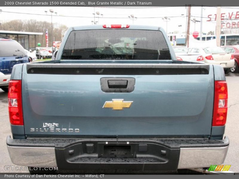 Blue Granite Metallic / Dark Titanium 2009 Chevrolet Silverado 1500 Extended Cab