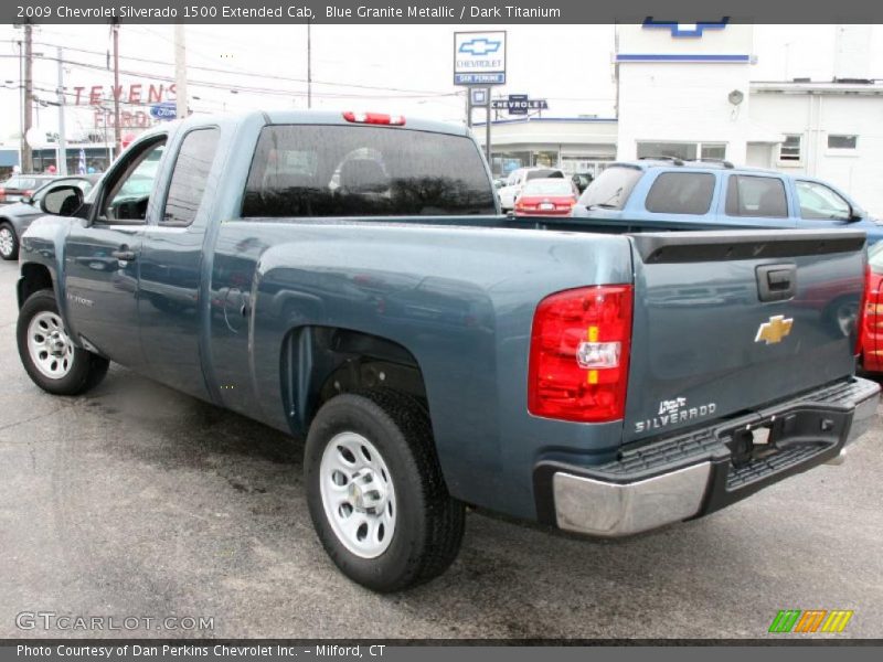 Blue Granite Metallic / Dark Titanium 2009 Chevrolet Silverado 1500 Extended Cab