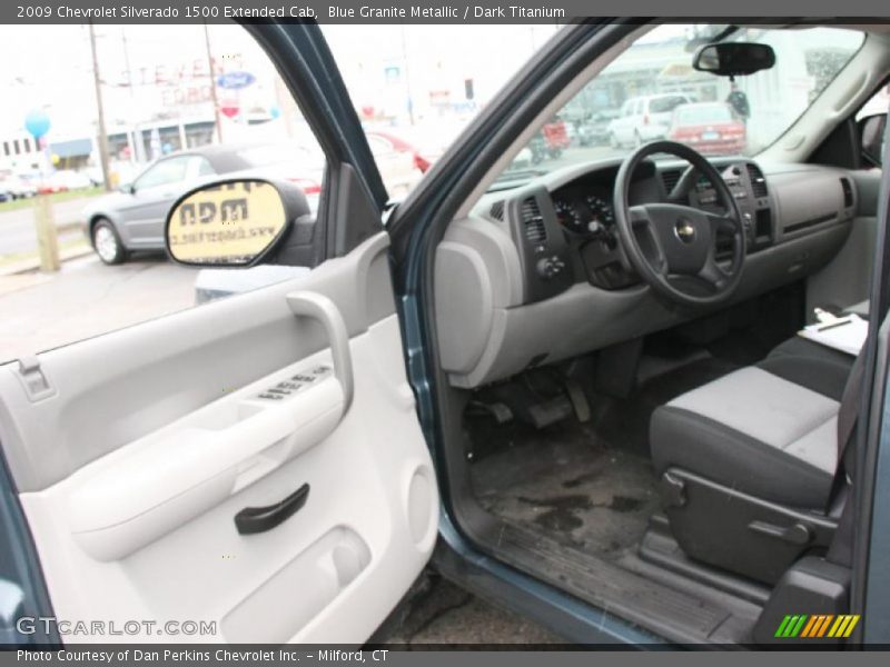 Blue Granite Metallic / Dark Titanium 2009 Chevrolet Silverado 1500 Extended Cab
