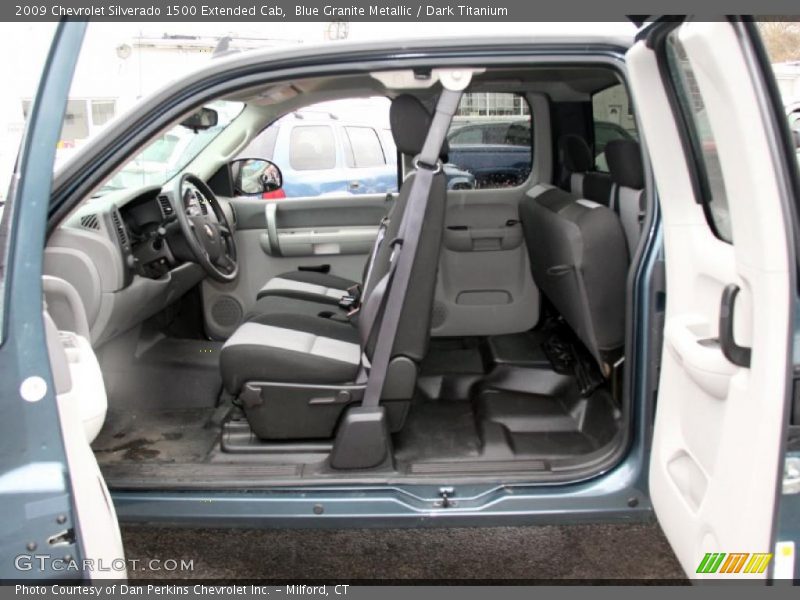 Blue Granite Metallic / Dark Titanium 2009 Chevrolet Silverado 1500 Extended Cab