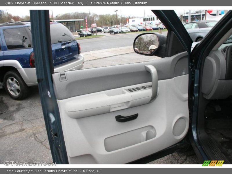 Blue Granite Metallic / Dark Titanium 2009 Chevrolet Silverado 1500 Extended Cab