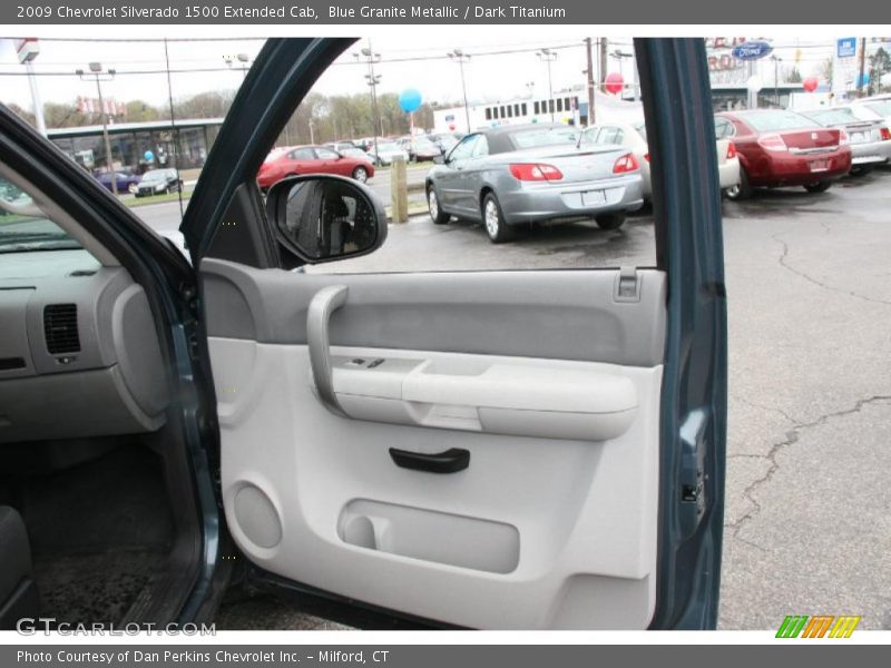 Blue Granite Metallic / Dark Titanium 2009 Chevrolet Silverado 1500 Extended Cab