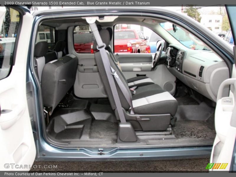 Blue Granite Metallic / Dark Titanium 2009 Chevrolet Silverado 1500 Extended Cab