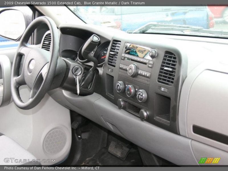 Blue Granite Metallic / Dark Titanium 2009 Chevrolet Silverado 1500 Extended Cab