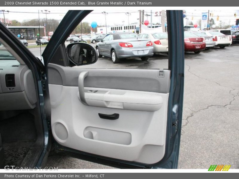 Blue Granite Metallic / Dark Titanium 2009 Chevrolet Silverado 1500 Extended Cab