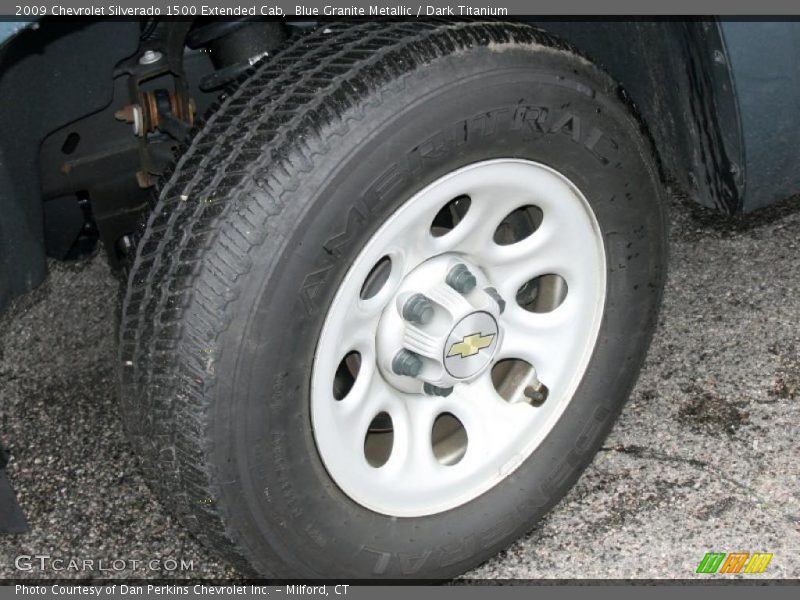 Blue Granite Metallic / Dark Titanium 2009 Chevrolet Silverado 1500 Extended Cab