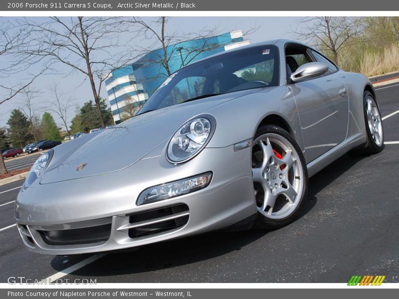 Arctic Silver Metallic / Black 2006 Porsche 911 Carrera S Coupe