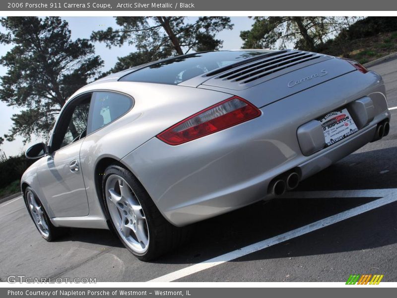 Arctic Silver Metallic / Black 2006 Porsche 911 Carrera S Coupe