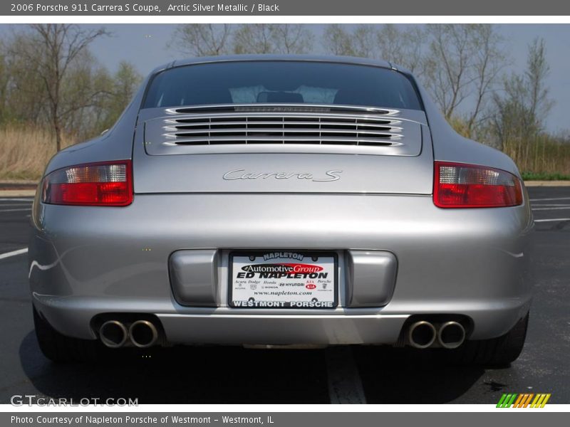 Arctic Silver Metallic / Black 2006 Porsche 911 Carrera S Coupe