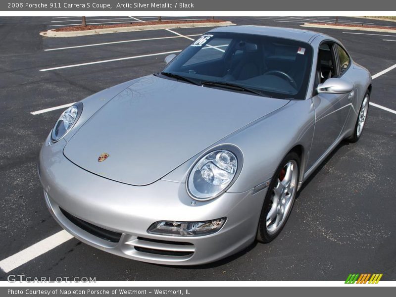 Arctic Silver Metallic / Black 2006 Porsche 911 Carrera S Coupe