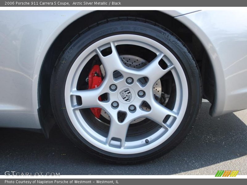 Arctic Silver Metallic / Black 2006 Porsche 911 Carrera S Coupe