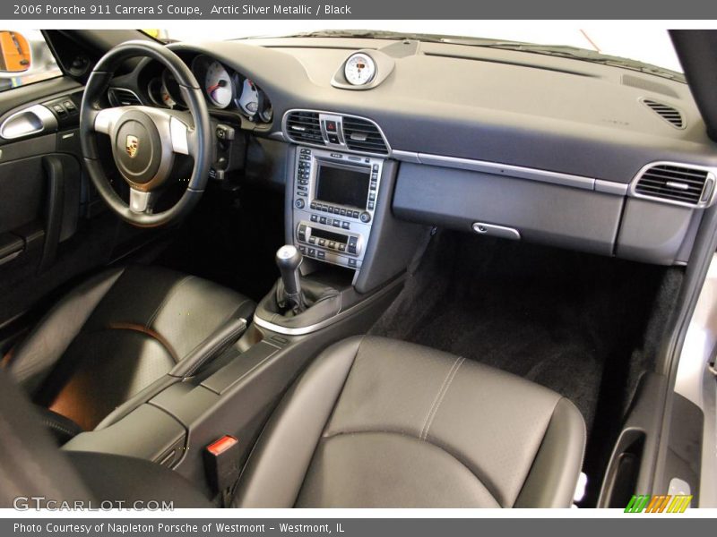 Arctic Silver Metallic / Black 2006 Porsche 911 Carrera S Coupe