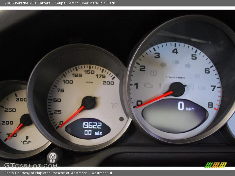 Arctic Silver Metallic / Black 2006 Porsche 911 Carrera S Coupe
