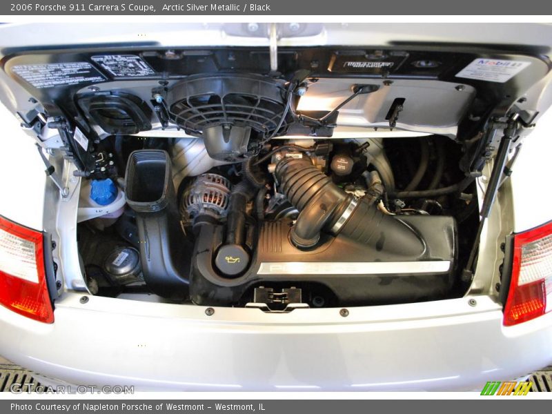 Arctic Silver Metallic / Black 2006 Porsche 911 Carrera S Coupe