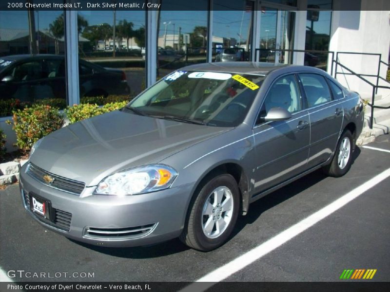 Dark Silver Metallic / Gray 2008 Chevrolet Impala LT