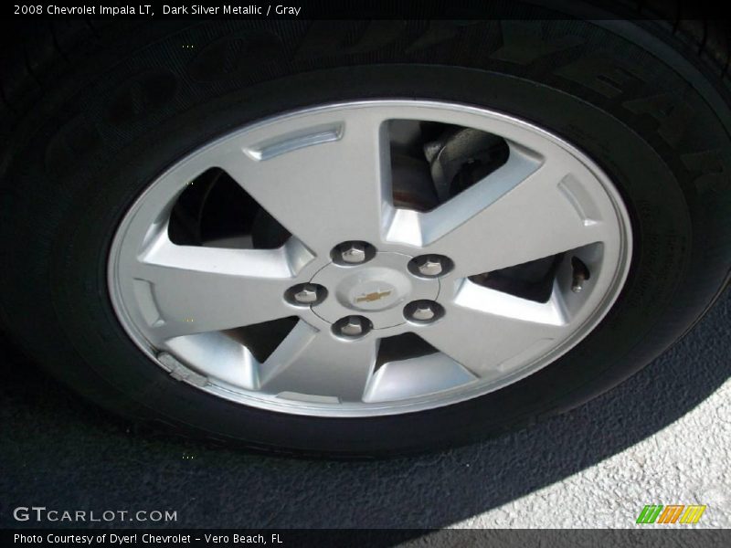 Dark Silver Metallic / Gray 2008 Chevrolet Impala LT