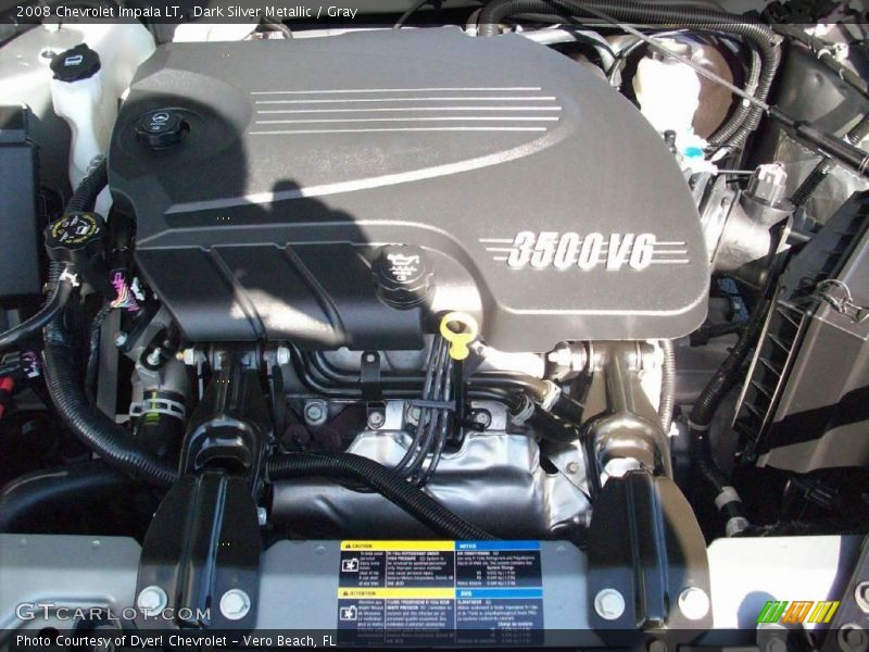 Dark Silver Metallic / Gray 2008 Chevrolet Impala LT