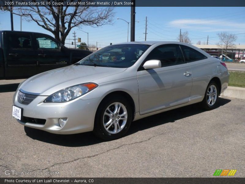 Lunar Mist Silver Metallic / Dark Stone 2005 Toyota Solara SE V6 Coupe