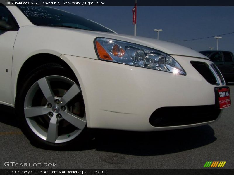 Ivory White / Light Taupe 2007 Pontiac G6 GT Convertible
