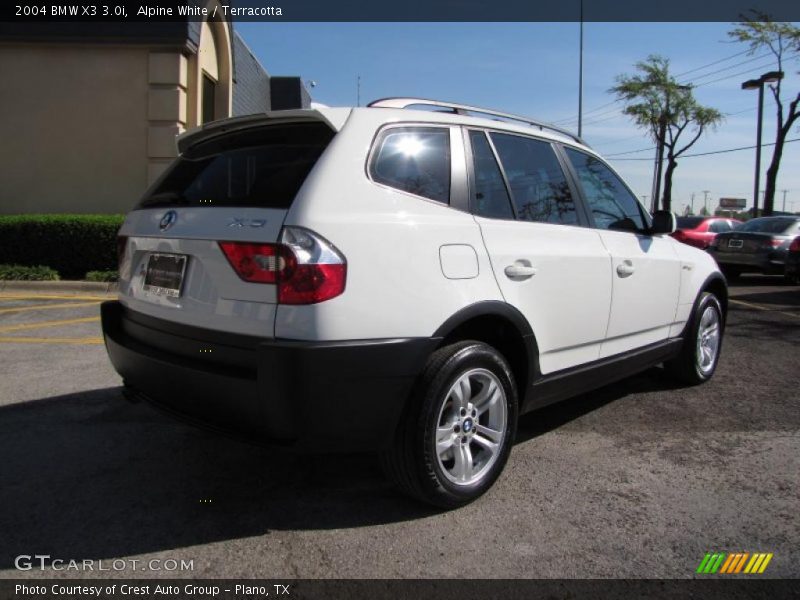 Alpine White / Terracotta 2004 BMW X3 3.0i