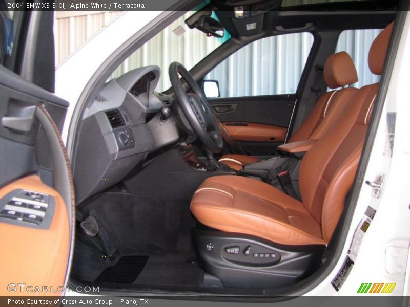 Alpine White / Terracotta 2004 BMW X3 3.0i