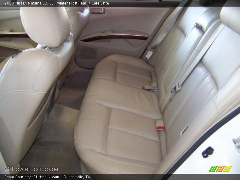Winter Frost Pearl / Cafe Latte 2008 Nissan Maxima 3.5 SL
