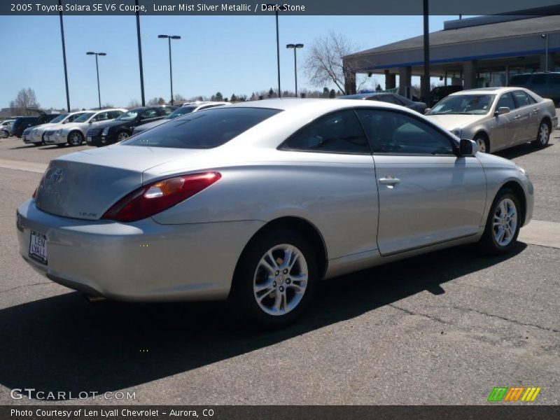 Lunar Mist Silver Metallic / Dark Stone 2005 Toyota Solara SE V6 Coupe