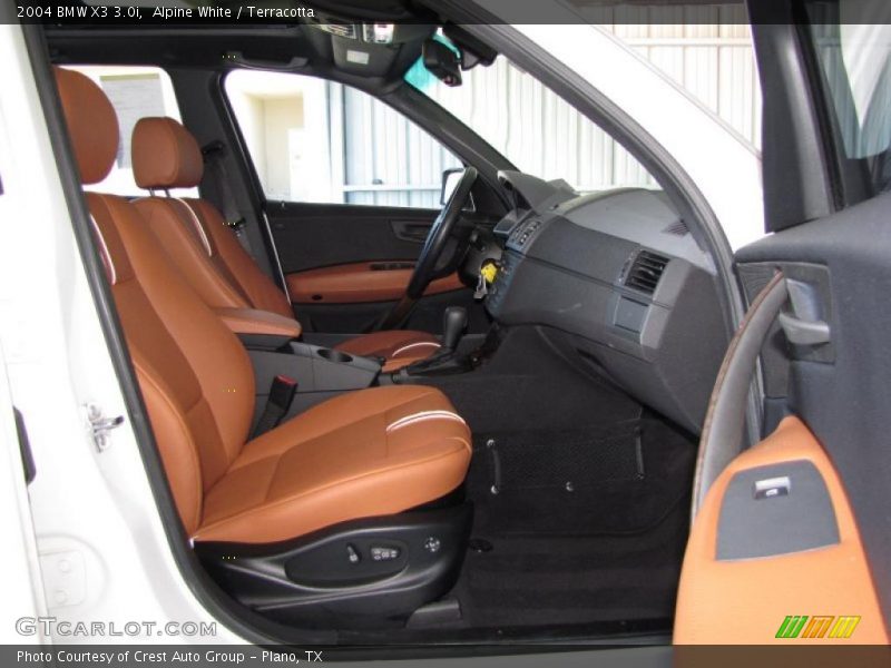 Alpine White / Terracotta 2004 BMW X3 3.0i