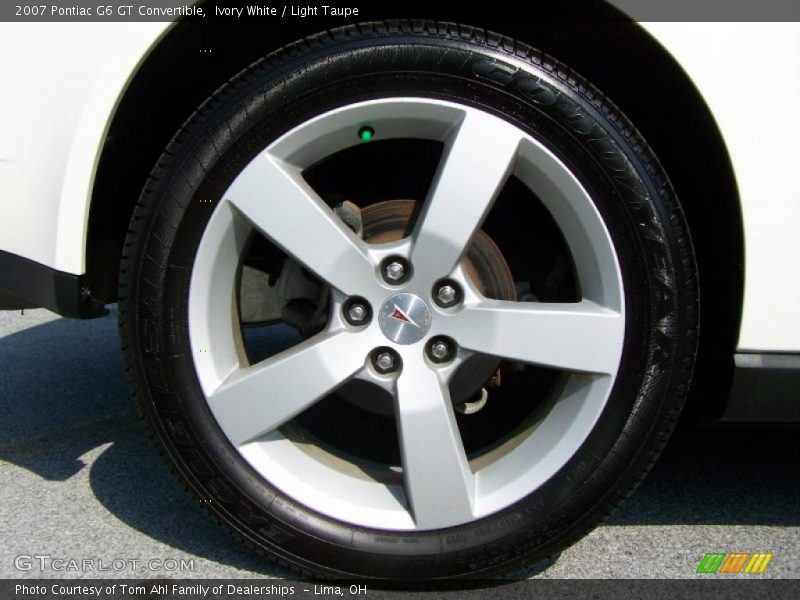 Ivory White / Light Taupe 2007 Pontiac G6 GT Convertible