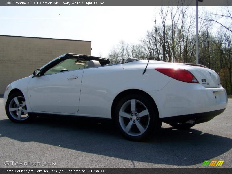 Ivory White / Light Taupe 2007 Pontiac G6 GT Convertible