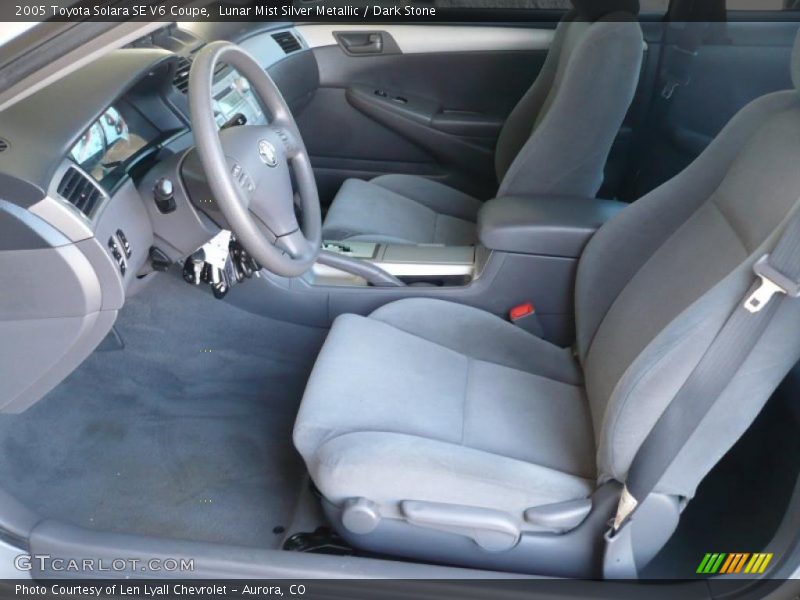 Lunar Mist Silver Metallic / Dark Stone 2005 Toyota Solara SE V6 Coupe