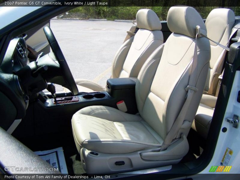 Ivory White / Light Taupe 2007 Pontiac G6 GT Convertible