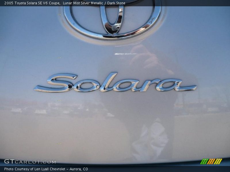 Lunar Mist Silver Metallic / Dark Stone 2005 Toyota Solara SE V6 Coupe