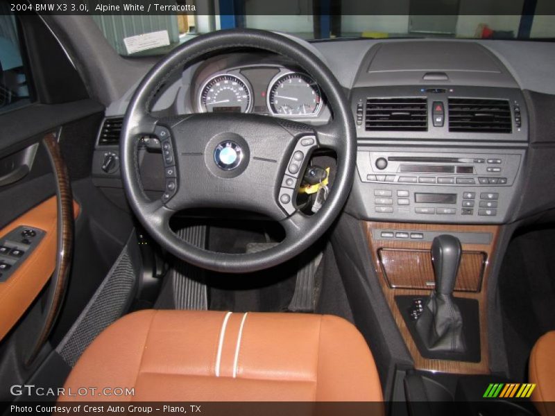 Alpine White / Terracotta 2004 BMW X3 3.0i