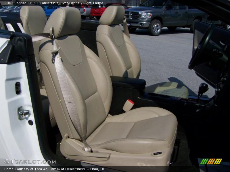 Ivory White / Light Taupe 2007 Pontiac G6 GT Convertible