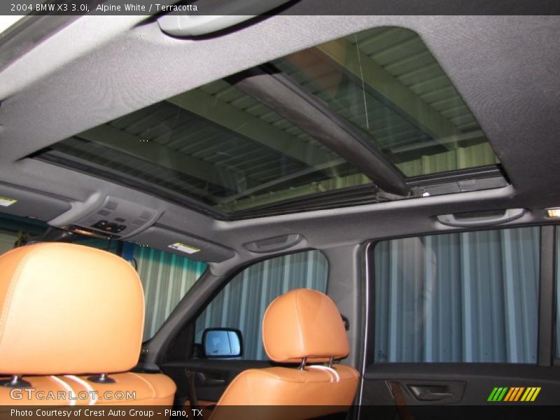 Alpine White / Terracotta 2004 BMW X3 3.0i