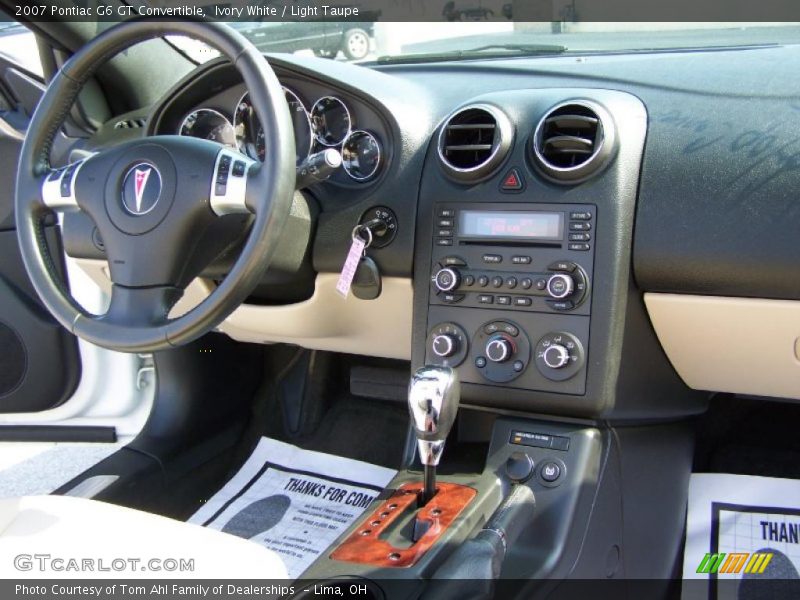 Ivory White / Light Taupe 2007 Pontiac G6 GT Convertible