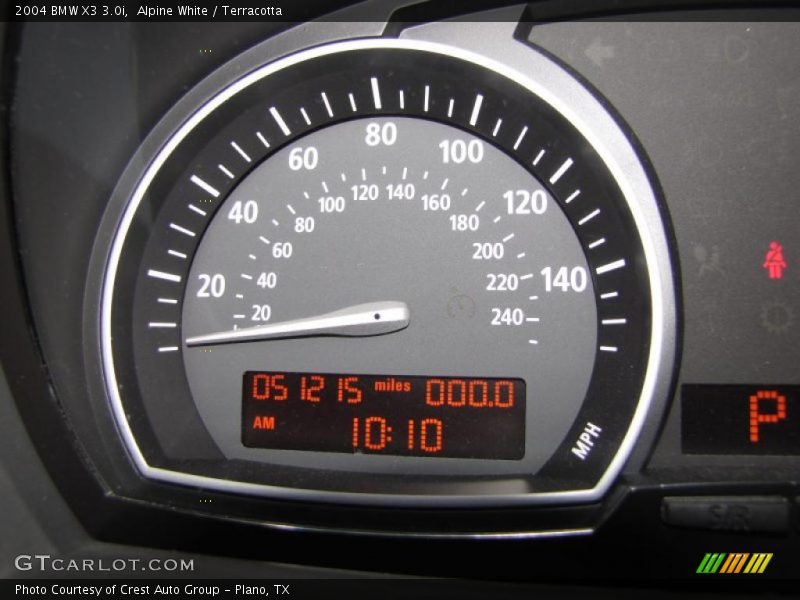 Alpine White / Terracotta 2004 BMW X3 3.0i