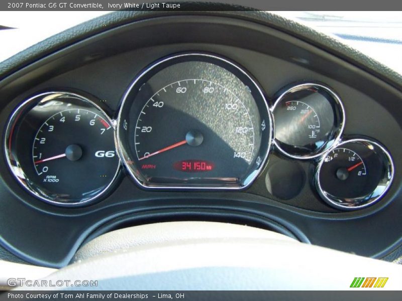 Ivory White / Light Taupe 2007 Pontiac G6 GT Convertible