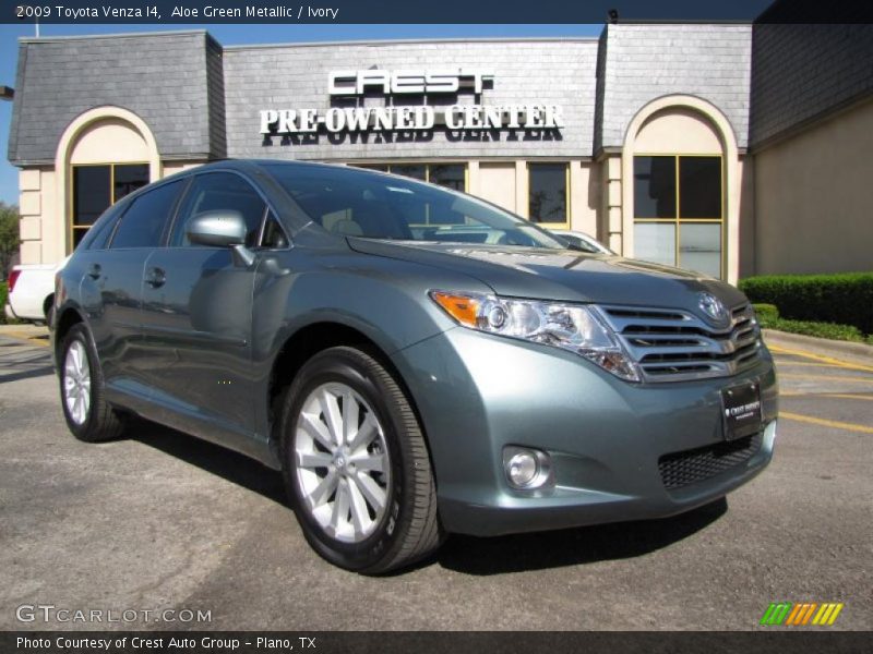 Aloe Green Metallic / Ivory 2009 Toyota Venza I4