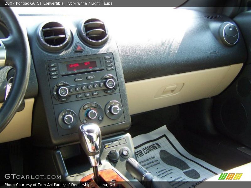 Ivory White / Light Taupe 2007 Pontiac G6 GT Convertible
