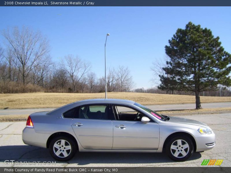 Silverstone Metallic / Gray 2008 Chevrolet Impala LS