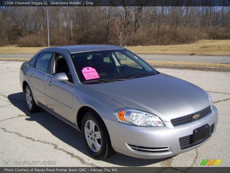 Silverstone Metallic / Gray 2008 Chevrolet Impala LS