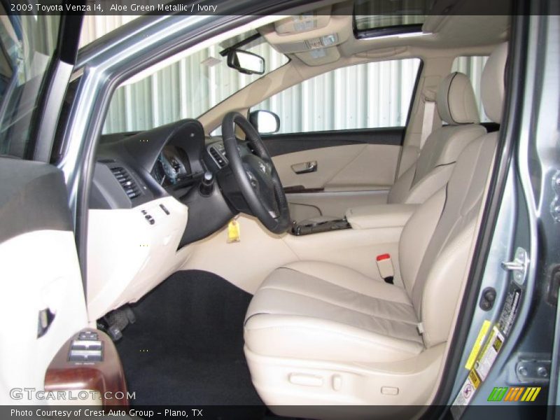 Aloe Green Metallic / Ivory 2009 Toyota Venza I4