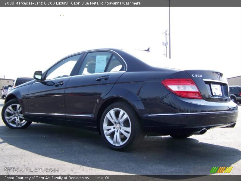 Capri Blue Metallic / Savanna/Cashmere 2008 Mercedes-Benz C 300 Luxury