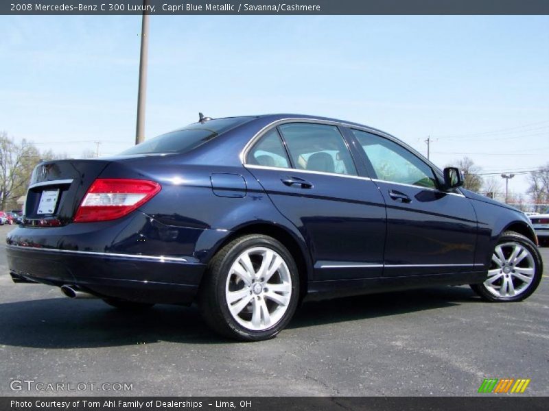 Capri Blue Metallic / Savanna/Cashmere 2008 Mercedes-Benz C 300 Luxury