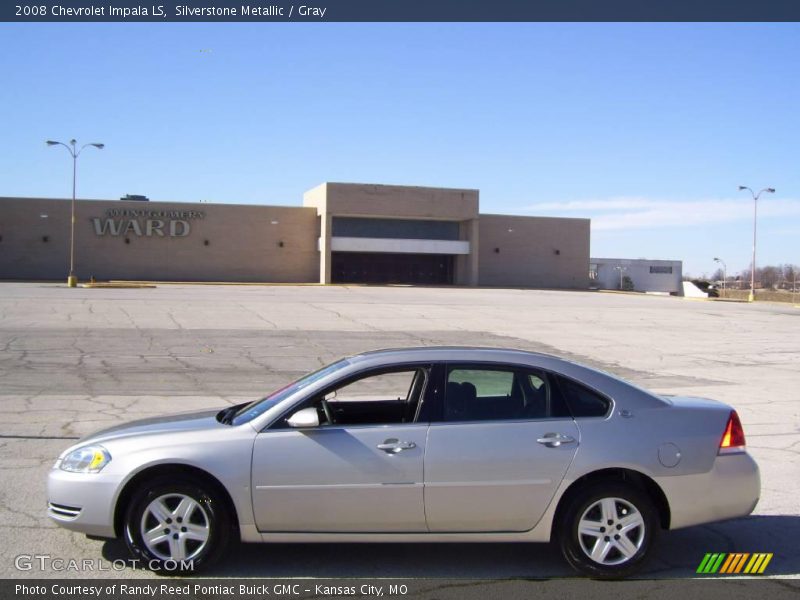 Silverstone Metallic / Gray 2008 Chevrolet Impala LS