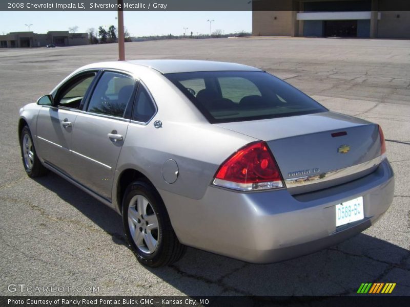 Silverstone Metallic / Gray 2008 Chevrolet Impala LS